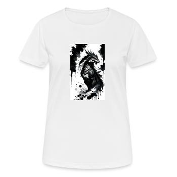 Majestic Dragon - Women's Breathable T-Shirt - white - Front - AI Model Female 172 dark (172cm)