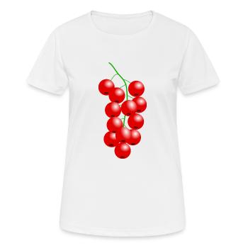veggie Veggie cassis de canneberge fruits6 - T-shirt respirant Femme - blanc - Devant - AI Model Female 172 dark (172cm)