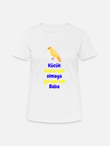 Baba Oluyorsun - Frauen T-Shirt atmungsaktiv - Weiß