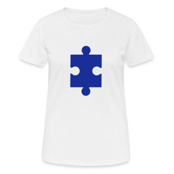 Puzzle - Women's Breathable T-Shirt - white - Front - AI Model Female 172 dark (172cm)