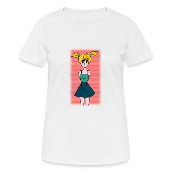 WIFE. DAUGHTER. ADOLESCENT. WOMEN'S DAY - Women's Breathable T-Shirt - white - Front - AI Model Female 172 dark (172cm)