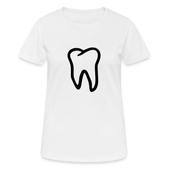 Dent - T-shirt respirant Femme - blanc - Devant - AI Model Female 172 dark (172cm)