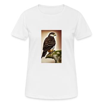 Adler | Vogel | Freiheit | Tiere - Frauen T-Shirt atmungsaktiv - Weiß - Vorne - AI Model Female 172 dark (172cm)
