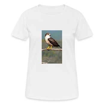 Aigle | Oiseaux | Liberté | Animaux - T-shirt respirant Femme - blanc - Devant - AI Model Female 172 dark (172cm)