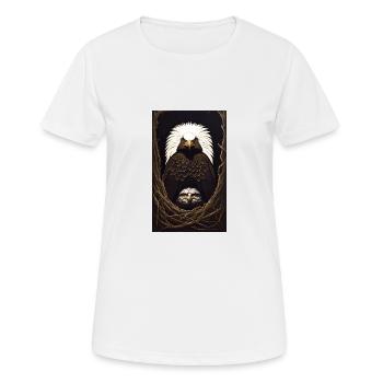 Eagle | Birds | Freedom | Animals - Women's Breathable T-Shirt - white - Front - AI Model Female 172 dark (172cm)