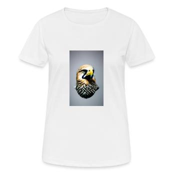 Adler | Vogel | Freiheit | Tiere - Frauen T-Shirt atmungsaktiv - Weiß - Vorne - AI Model Female 172 dark (172cm)