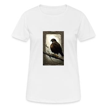 Adler | Vogel | Freiheit | Tiere - Frauen T-Shirt atmungsaktiv - Weiß - Vorne - AI Model Female 172 dark (172cm)