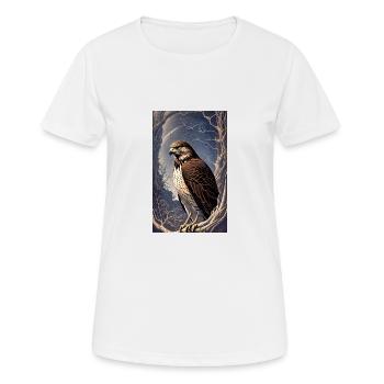 Eagle | Birds | Freedom | Animals - Women's Breathable T-Shirt - white - Front - AI Model Female 172 dark (172cm)