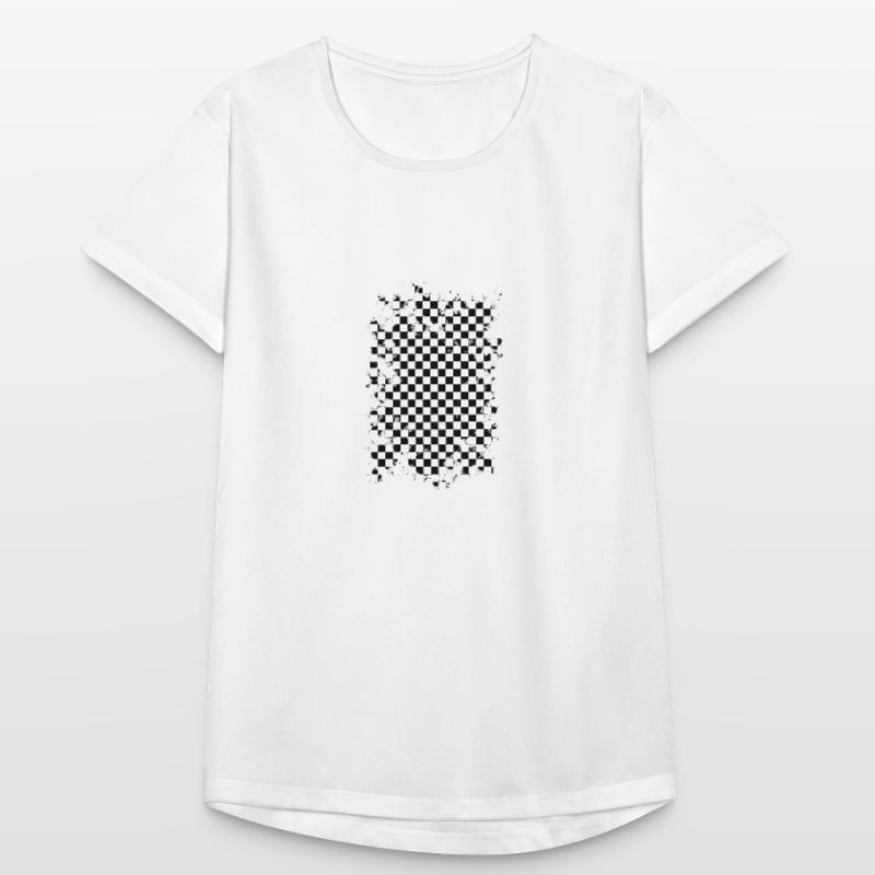 Chess game chess field chess pattern design Women's Breathable T-Shirt