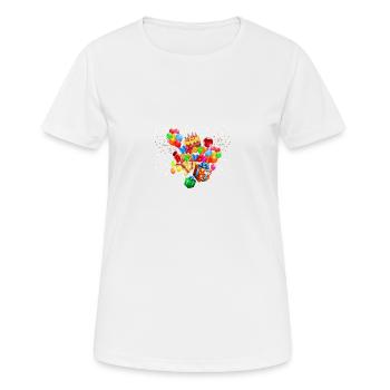 Happy Birthday Birthday Cake Cake Gifts - Women's Breathable T-Shirt - white - Front - AI Model Female 172 dark (172cm)