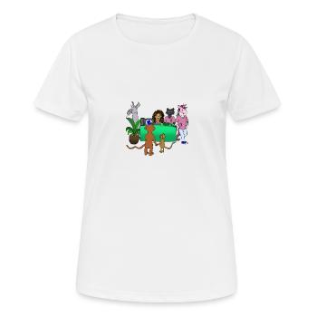 Ambulanz-Team aus Kojo in der Handchirurgie - Frauen T-Shirt atmungsaktiv - Weiß - Vorne - AI Model Female 172 dark (172cm)