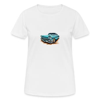 chic lowrider - Women's Breathable T-Shirt - white - Front - AI Model Female 172 dark (172cm)