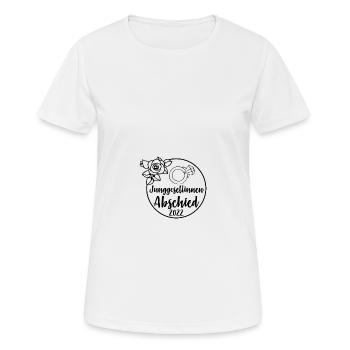 Junggesellinnenabschied 2022 - Frauen T-Shirt atmungsaktiv - Weiß - Vorne - AI Model Female 172 dark (172cm)