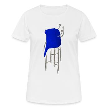 kunst - Frauen T-Shirt atmungsaktiv - Weiß - Vorne - AI Model Female 172 dark (172cm)