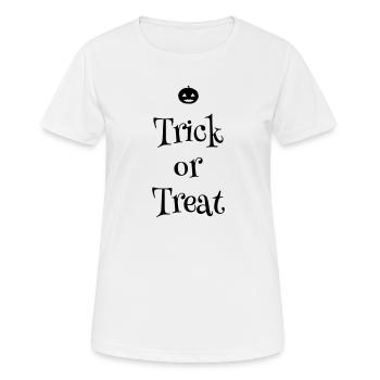 Trick or treat - Women's Breathable T-Shirt - white - Front - AI Model Female 172 dark (172cm)