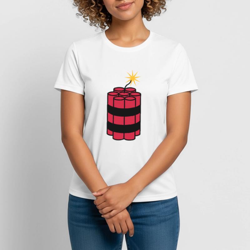 lit tnt dynamite explode explosion spre Women's Breathable T-Shirt