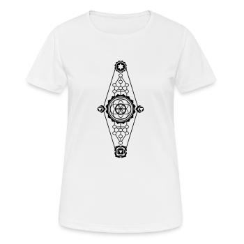 Sacred Tribe - Women's Breathable T-Shirt - white - Front - AI Model Female 172 dark (172cm)