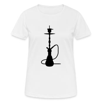 shisha silhouette - Frauen T-Shirt atmungsaktiv - Weiß - Vorne - AI Model Female 172 dark (172cm)
