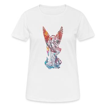 Michael Archangel - Women's Breathable T-Shirt - white - Front - AI Model Female 172 dark (172cm)