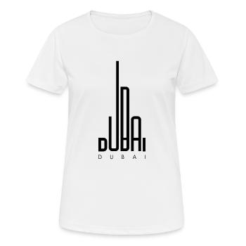 Dubai - Women's Breathable T-Shirt - white - Front - AI Model Female 172 dark (172cm)