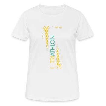 TRIATHLON just try it - Women's Breathable T-Shirt - white - Front - AI Model Female 172 dark (172cm)