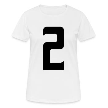 2 - Women's Breathable T-Shirt - white - Front - AI Model Female 172 dark (172cm)