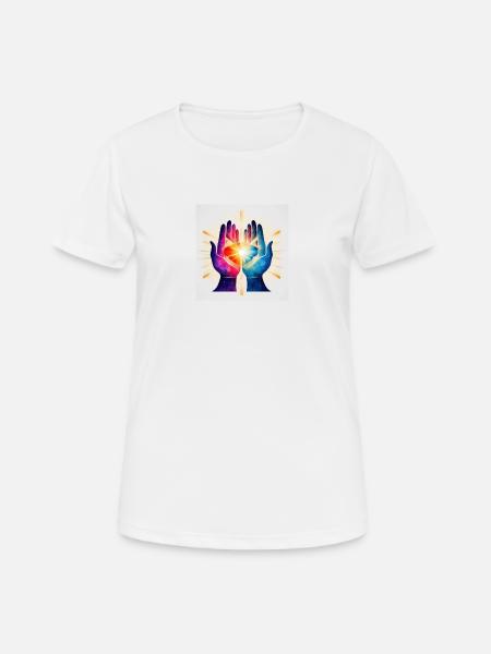 Sunshine premium - Frauen T-Shirt atmungsaktiv - Weiß
