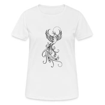 Phoenix - Women's Breathable T-Shirt - white - Front - AI Model Female 172 dark (172cm)