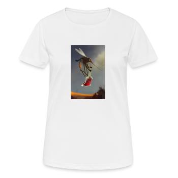 Lebenssaft - Frauen T-Shirt atmungsaktiv - Weiß - Vorne - AI Model Female 172 dark (172cm)