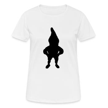 Minuscule jouet pour allotissement Amis - T-shirt respirant Femme - blanc - Devant - AI Model Female 172 dark (172cm)