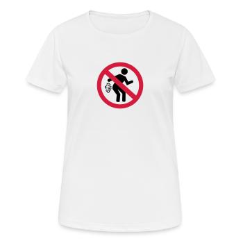 Furz - Frauen T-Shirt atmungsaktiv - Weiß - Vorne - AI Model Female 172 dark (172cm)