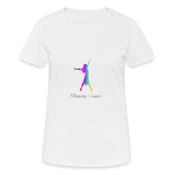 Dancing Queen - Women's Breathable T-Shirt - white - Front - AI Model Female 172 dark (172cm)
