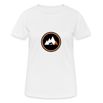 Enduro Rallye - T-shirt respirant Femme - blanc - Devant - AI Model Female 172 dark (172cm)