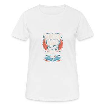 Winter Always Calls For Moon Rituals Design - Women's Breathable T-Shirt - white - Front - AI Model Female 172 dark (172cm)