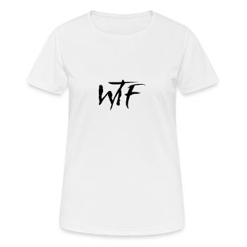 Wtf - Frauen T-Shirt atmungsaktiv - Weiß - Vorne - AI Model Female 172 dark (172cm)