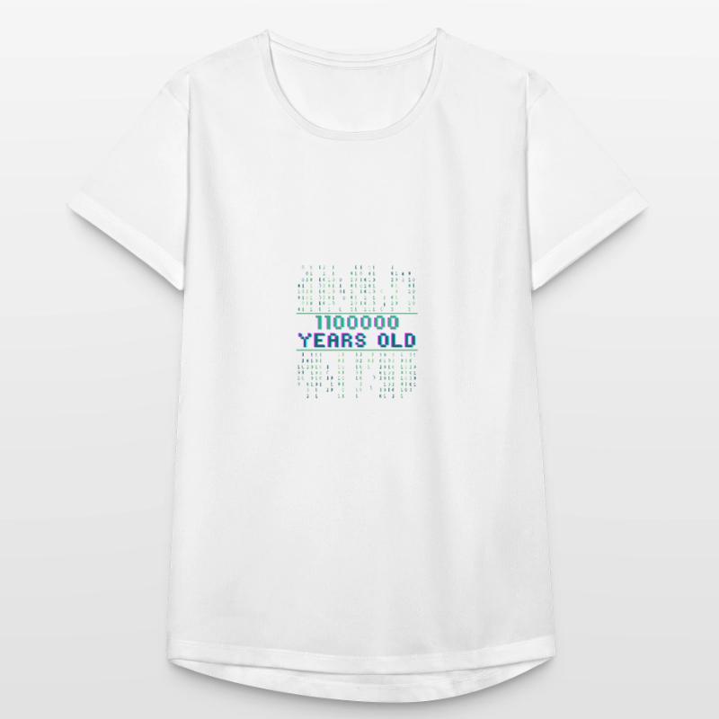 96th Birthday 96 years old Binary Code Computer Science Women's Breathable T-Shirt