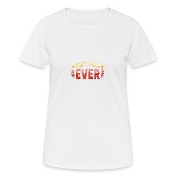 Best mom 5 - Frauen T-Shirt atmungsaktiv - Weiß - Vorne - AI Model Female 172 dark (172cm)
