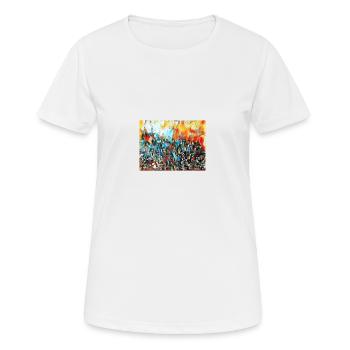 Modern art - Women's Breathable T-Shirt - white - Front - AI Model Female 172 dark (172cm)