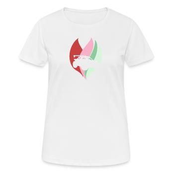 Voiture Voiture Pilote Voiture de course - T-shirt respirant Femme - blanc - Devant - AI Model Female 172 dark (172cm)
