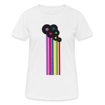 Vinyl-Art - T-shirt respirant Femme - blanc - Devant - AI Model Female 172 dark (172cm)