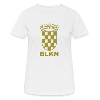 Balkan - Frauen T-Shirt atmungsaktiv - Weiß - Vorne - AI Model Female 172 dark (172cm)