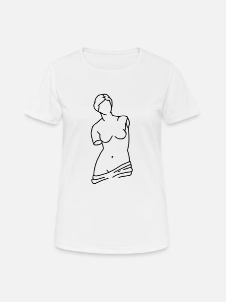 Venus of Milo - Women's Breathable T-Shirt - white