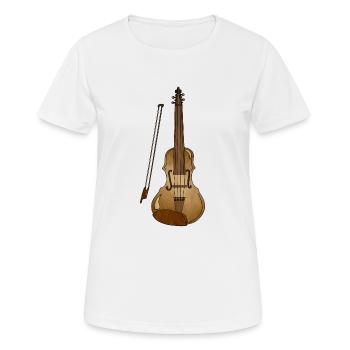 Musikinstrument - Frauen T-Shirt atmungsaktiv - Weiß - Vorne - AI Model Female 172 dark (172cm)
