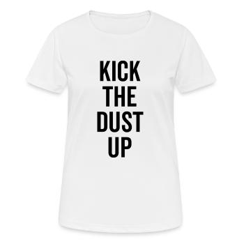 Kick the Dust Up - Women's Breathable T-Shirt - white - Front - AI Model Female 172 dark (172cm)