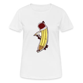 A Pencil Brings A Pencil - Women's Breathable T-Shirt - white - Front - AI Model Female 172 dark (172cm)