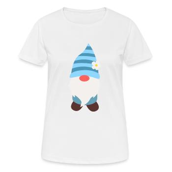 nain de jardin - T-shirt respirant Femme - blanc - Devant - AI Model Female 172 dark (172cm)