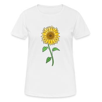 sunflower - Women's Breathable T-Shirt - white - Front - AI Model Female 172 dark (172cm)