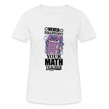 Mathematik - Frauen T-Shirt atmungsaktiv - Weiß - Vorne - AI Model Female 172 dark (172cm)