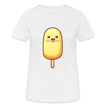 Kawaii Corndog - Women's Breathable T-Shirt - white - Front - AI Model Female 172 dark (172cm)