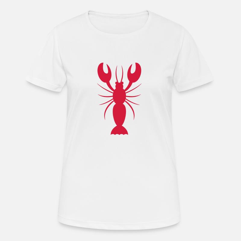 Lobster - Women's Breathable T-Shirt - white